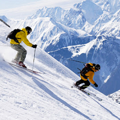 Auli skiing